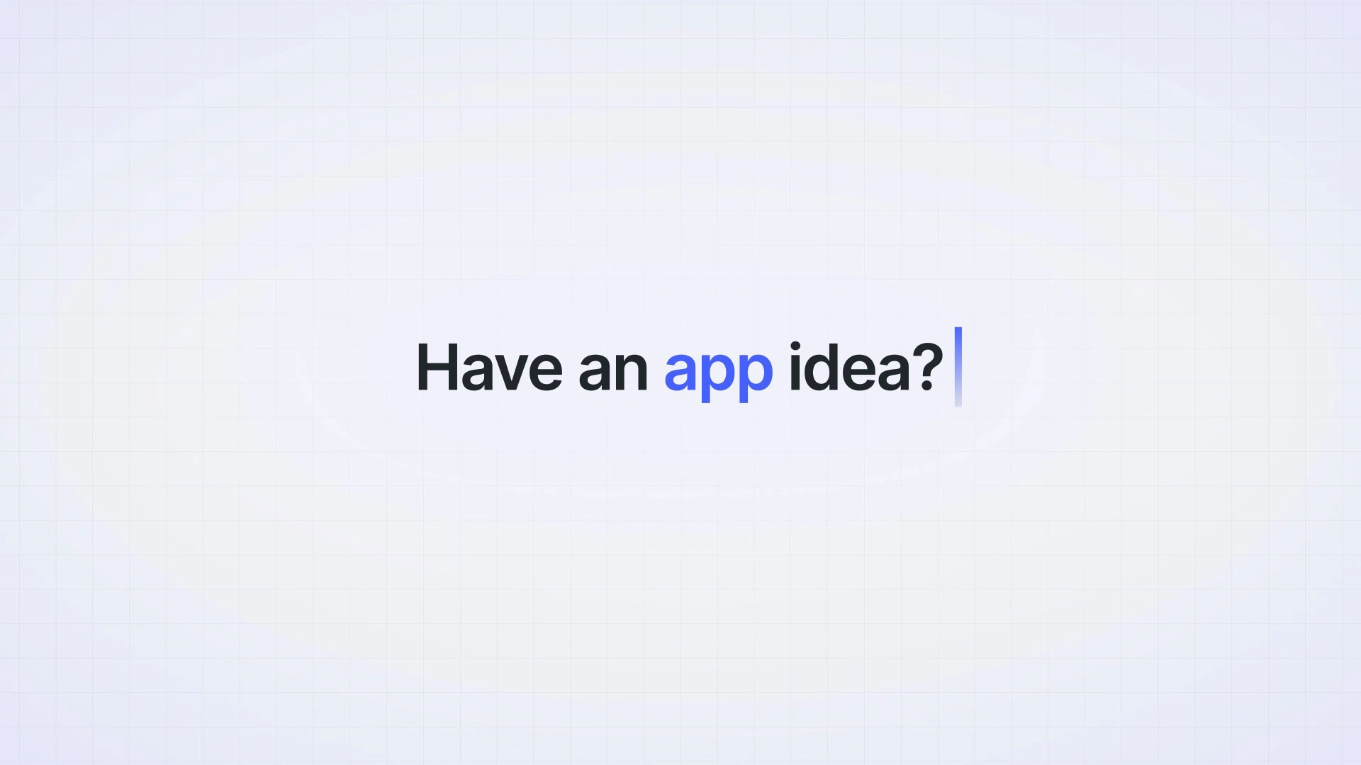 AppGen — project frame 1